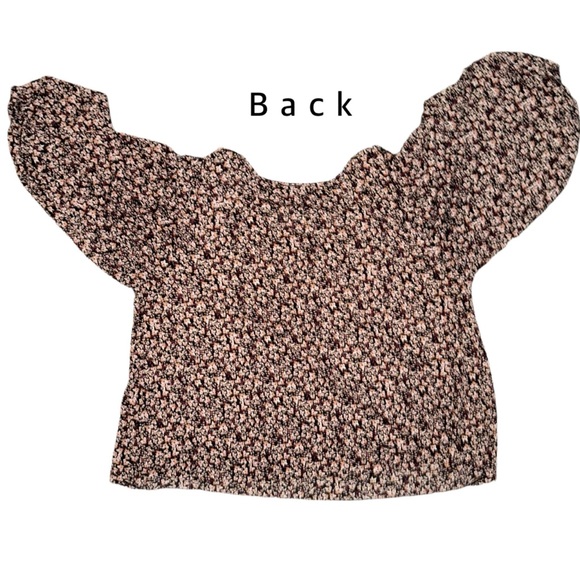 Ava & Viv Floral Blouse – Neutral, Lightweight, Versatile, 2x - Picture 4 of 5